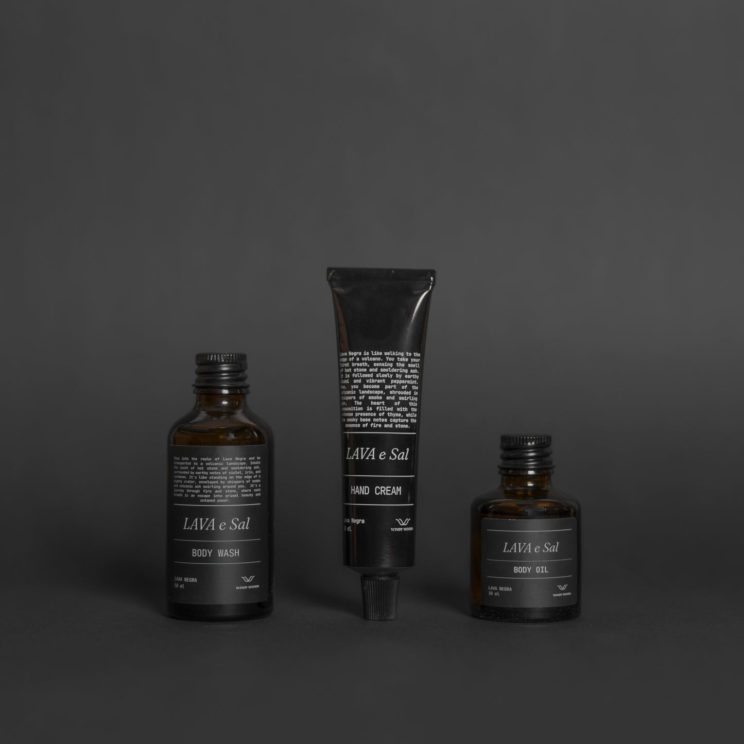 Zestaw Lava Negra Travel Set