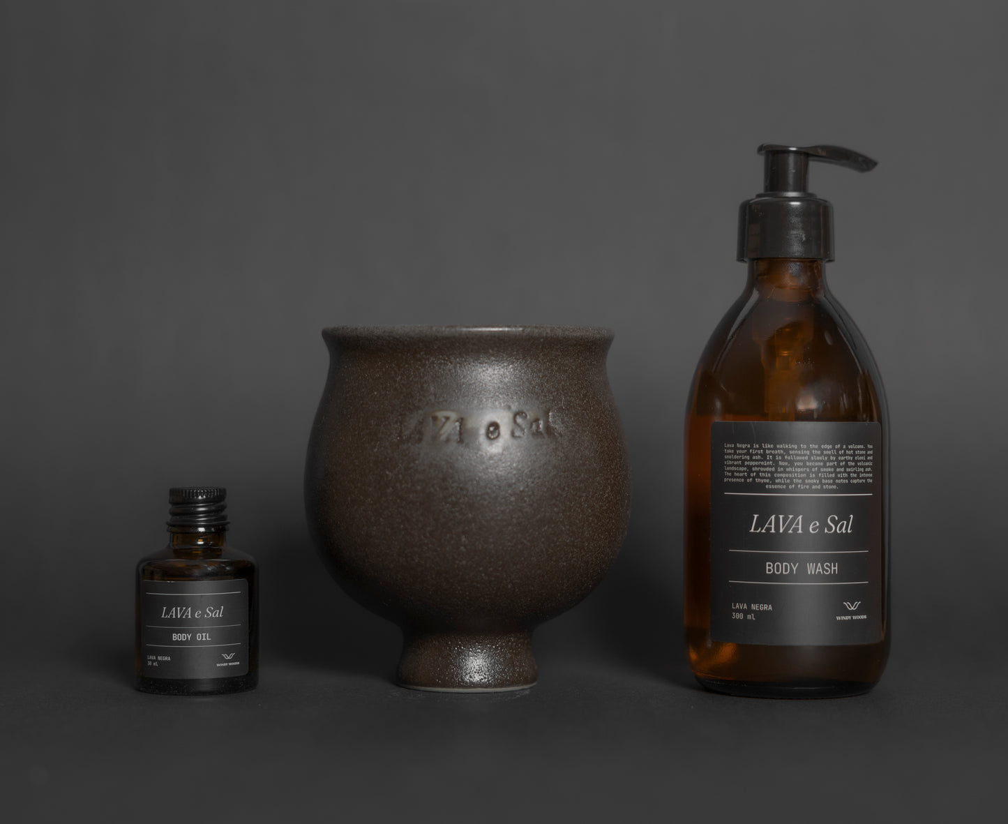 Zestaw Lava Negra Home